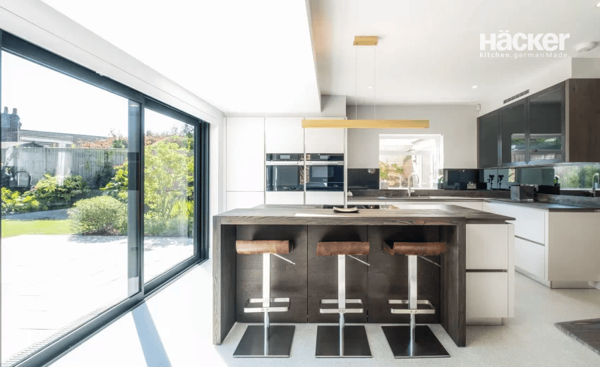 Nordic-inspired serene kitchen design in Hove with soft neutral tones and Scandinavian styling