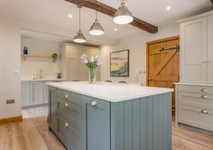 Shaker style modern kitchen & island